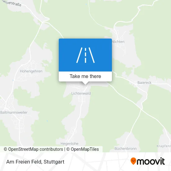 Карта Am Freien Feld