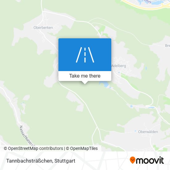 Tannbachsträßchen map