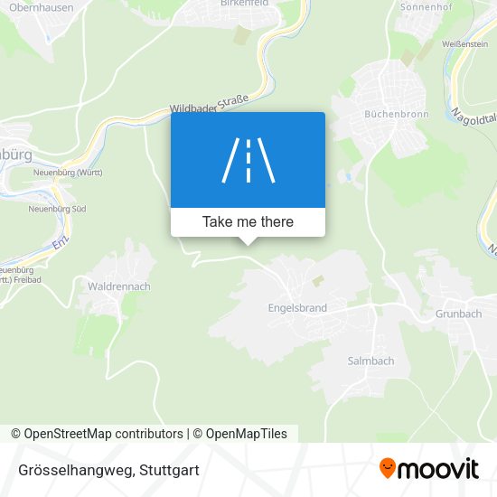 Grösselhangweg map