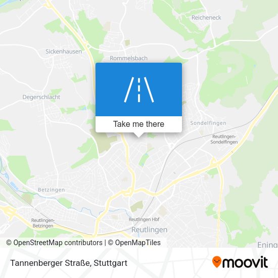 Tannenberger Straße map