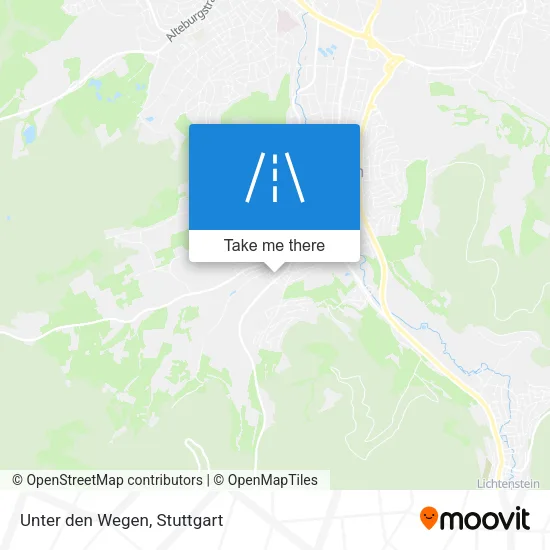 Карта Unter den Wegen