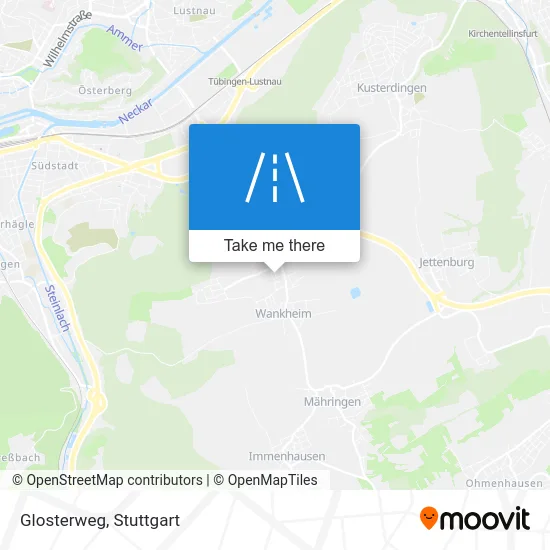 Карта Glosterweg