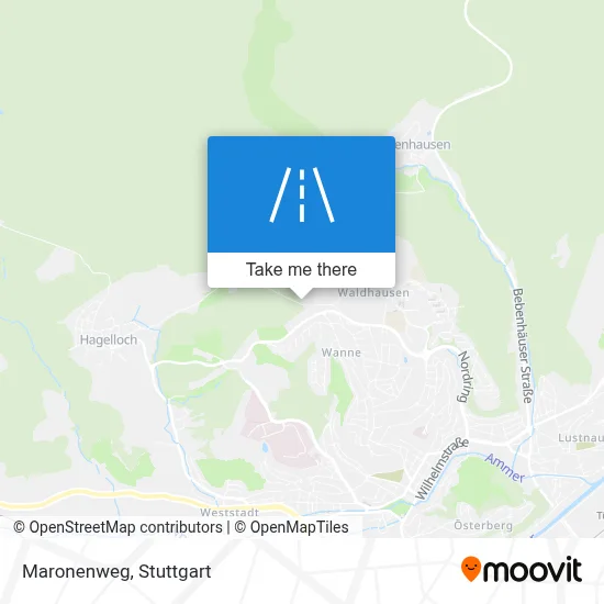 Maronenweg map