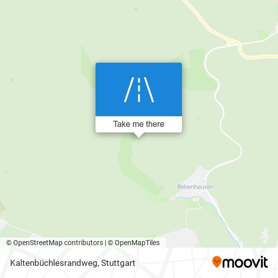 Kaltenbüchlesrandweg map
