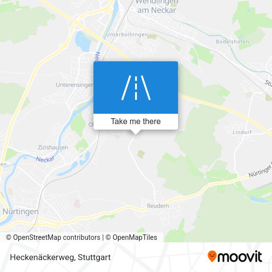 Heckenäckerweg map