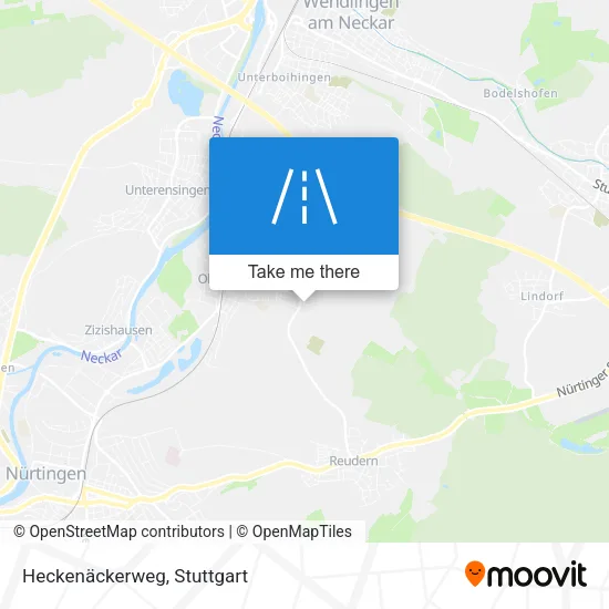 Карта Heckenäckerweg