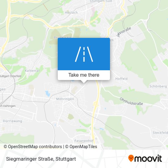 Siegmaringer Straße map