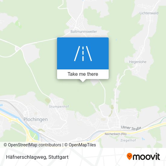 Häfnerschlagweg map
