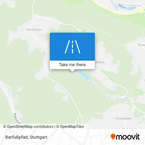 Карта Barfußpfad