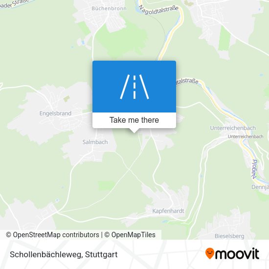 Schollenbächleweg map
