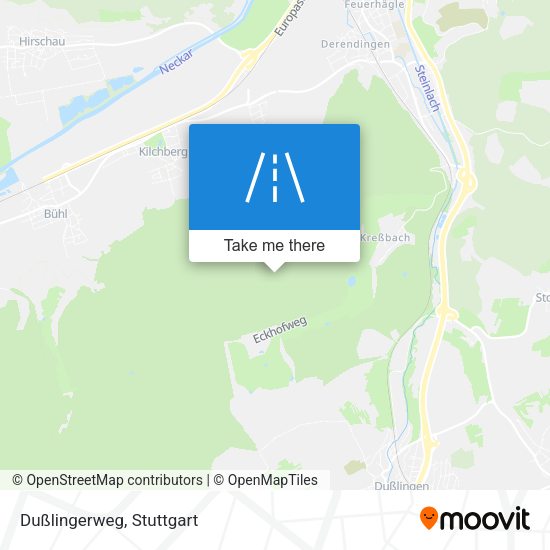 Карта Dußlingerweg
