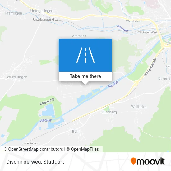 Карта Dischingerweg