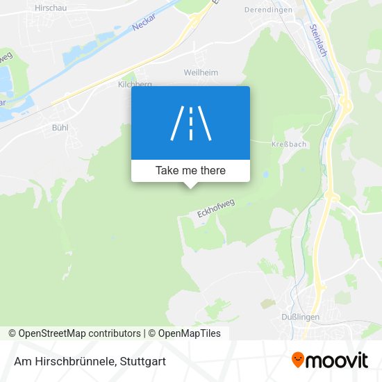 Am Hirschbrünnele map