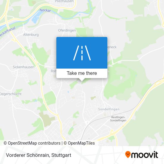 Vorderer Schönrain map