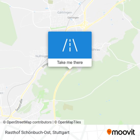 Rasthof Schönbuch-Ost map