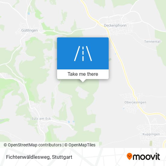 Fichtenwäldlesweg map