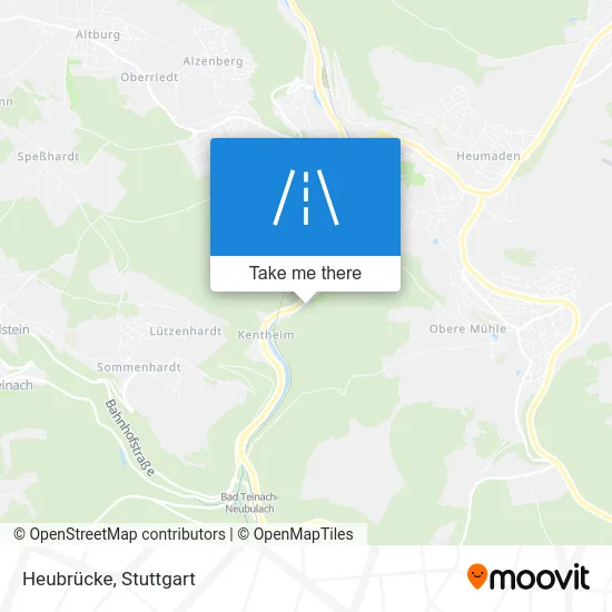Карта Heubrücke