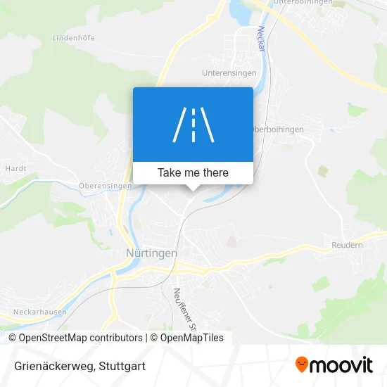 Grienäckerweg map