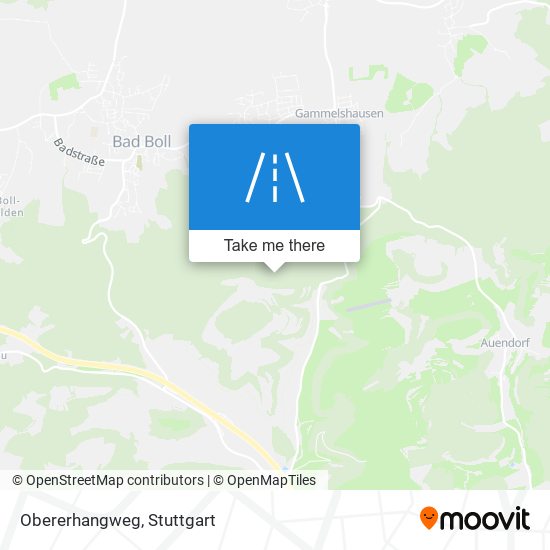 Obererhangweg map