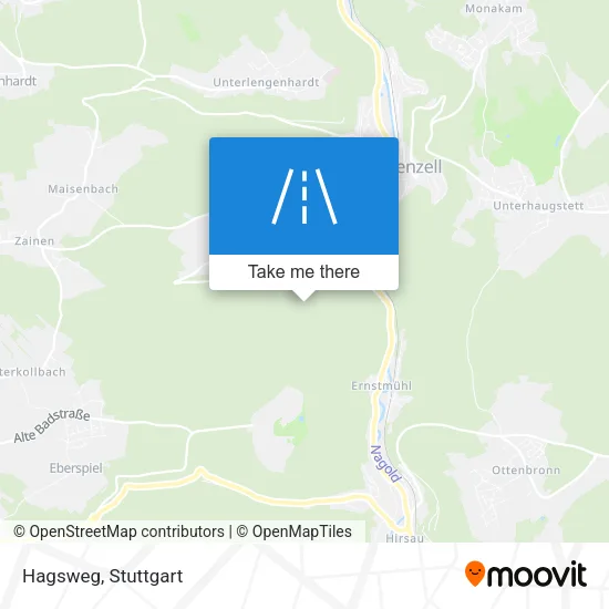 Hagsweg map