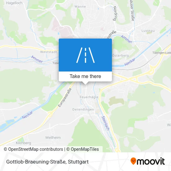 Карта Gottlob-Braeuning-Straße