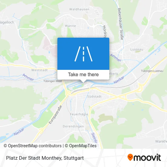 Карта Platz Der Stadt Monthey