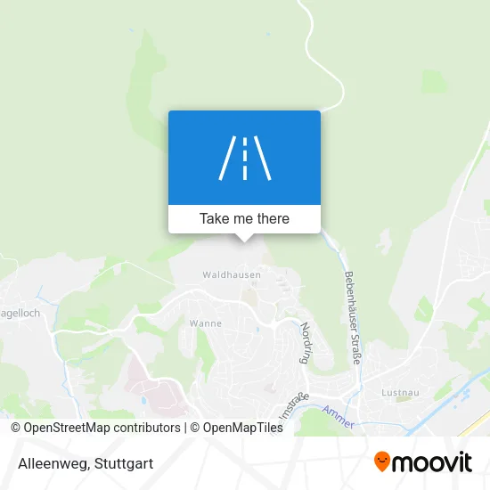 Карта Alleenweg