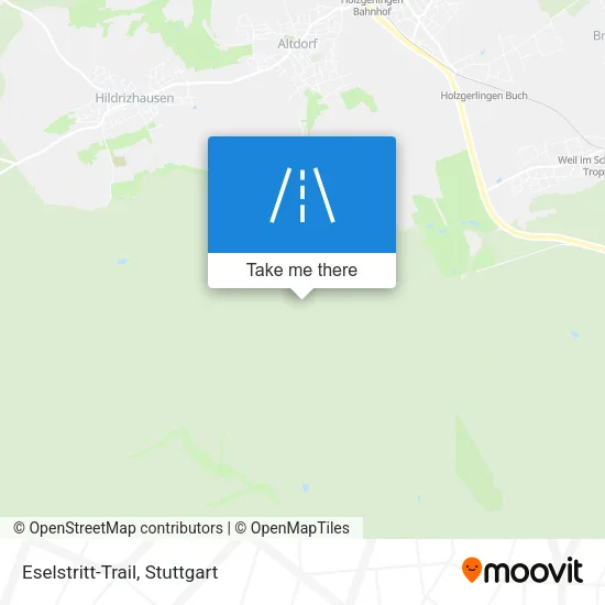 Eselstritt-Trail map