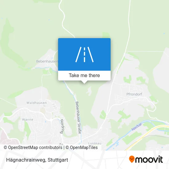 Карта Hägnachrainweg