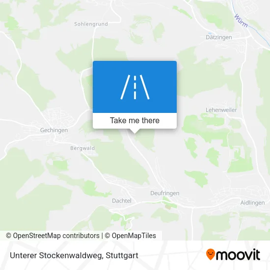 Карта Unterer Stockenwaldweg