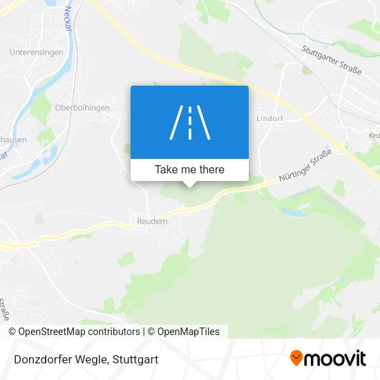 Карта Donzdorfer Wegle