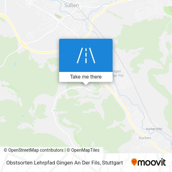 Obstsorten Lehrpfad Gingen An Der Fils map