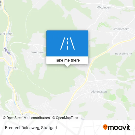 Карта Brentenhäulesweg