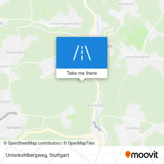 Карта Unterkohlbergweg