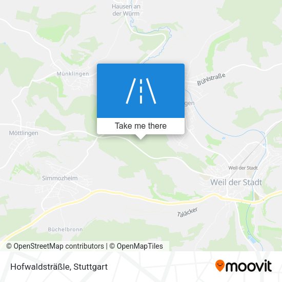 Hofwaldsträßle map
