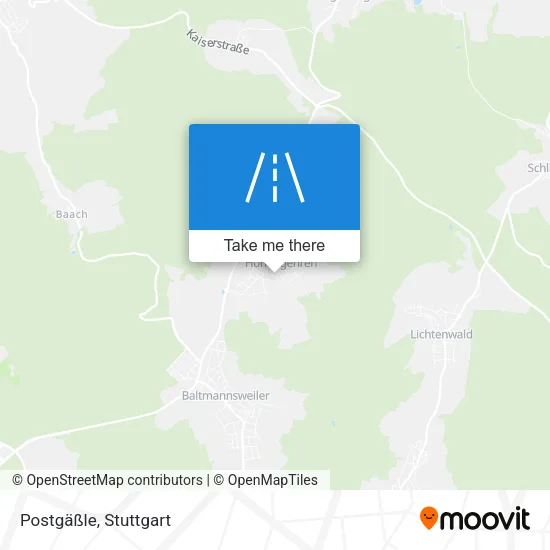 Карта Postgäßle