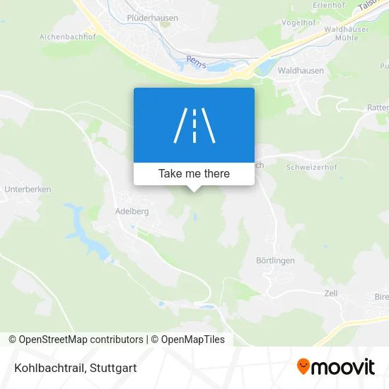 Карта Kohlbachtrail