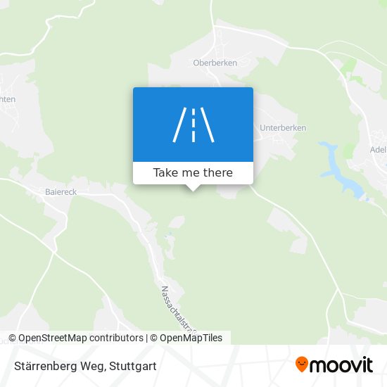 Stärrenberg Weg map