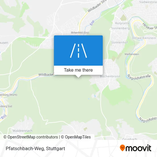 Карта Pfatschbach-Weg
