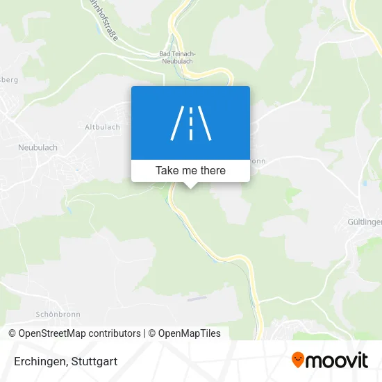 Карта Erchingen