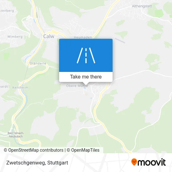 Карта Zwetschgenweg
