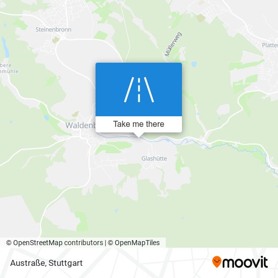 Austraße map