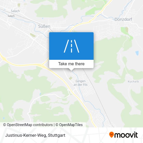 Карта Justinus-Kerner-Weg