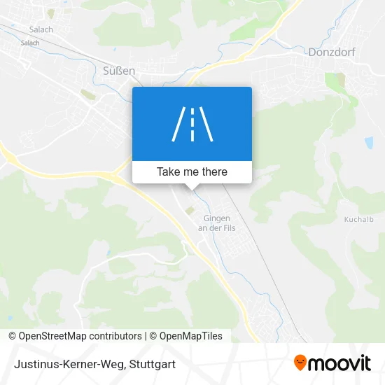 Карта Justinus-Kerner-Weg