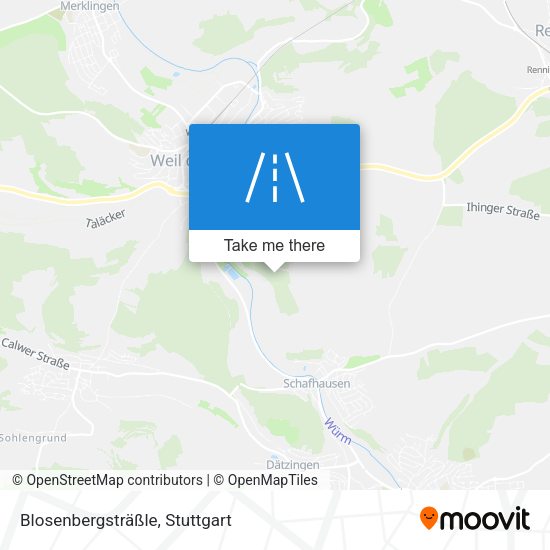Blosenbergsträßle map