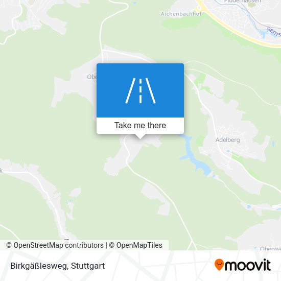 Birkgäßlesweg map