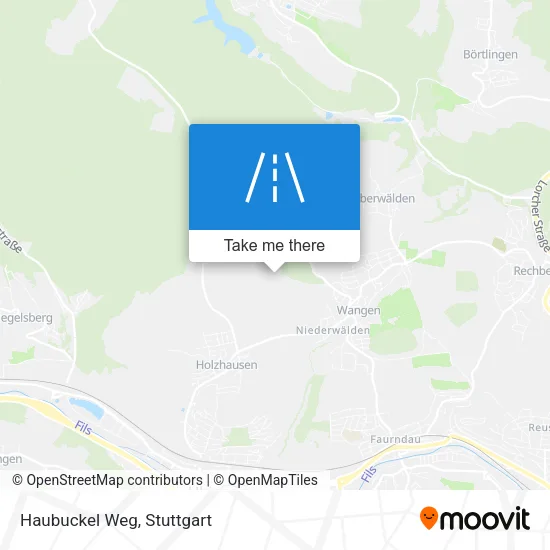 Карта Haubuckel Weg