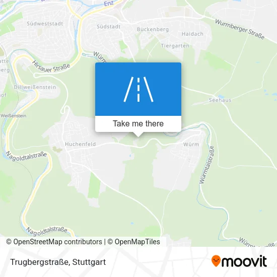 Карта Trugbergstraße