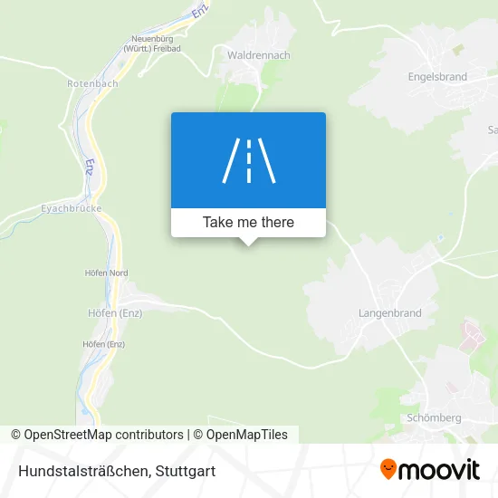 Карта Hundstalsträßchen