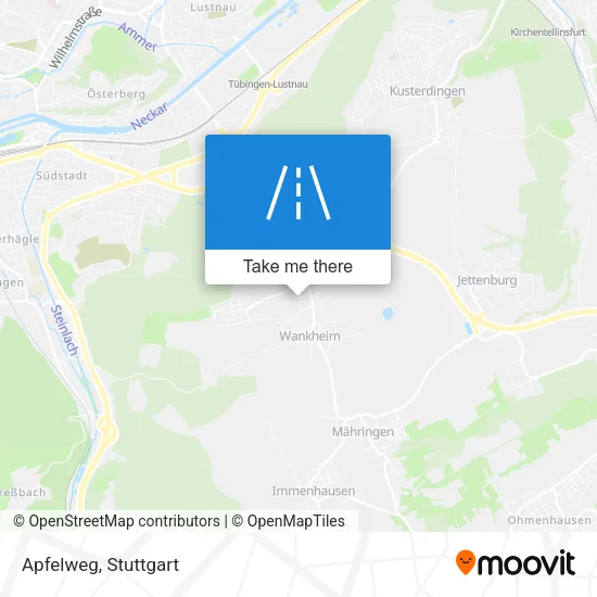 Карта Apfelweg
